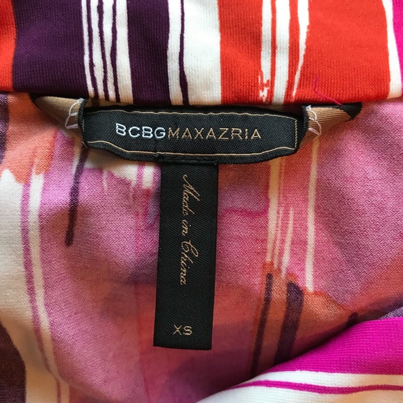 BCBG MAXARIA V Neck Pullover City Dress - Picture 3 of 5